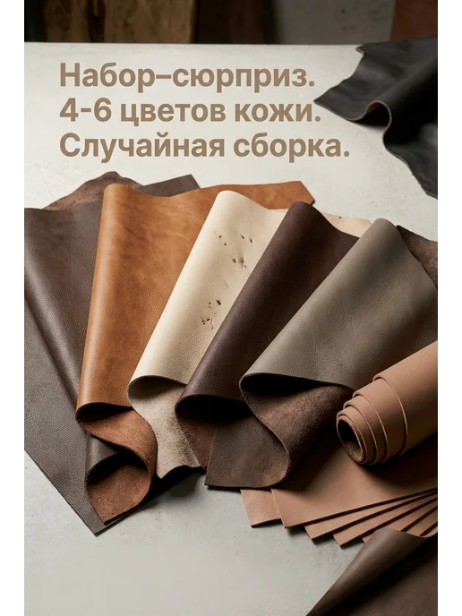 Solovey-35 Кожа натуральная для рукоделия (3-7 оттенков), вариант, фото 2
