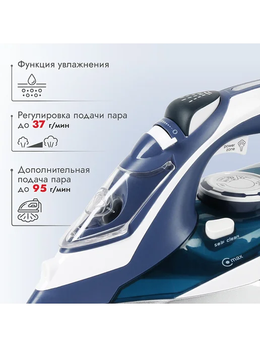 Atlanta Утюг для одежды ATH-5580 (blue), синий, фото 2