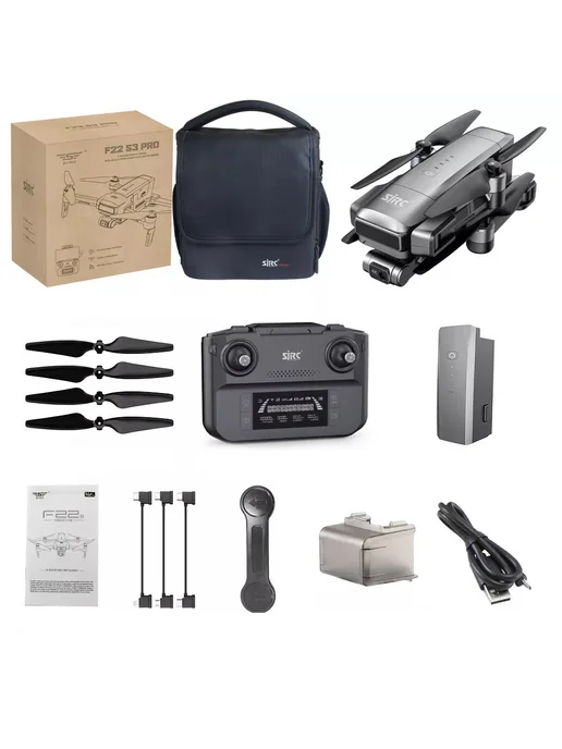 SJRC Квадрокоптер F22 S3 PRO 3-AXIS 4K EIS 5G GPS - F22 S3 PRO, 5 г, фото 8
