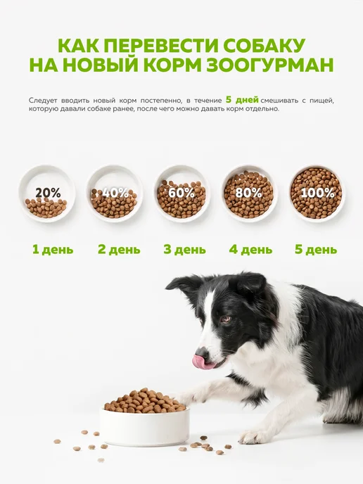 Сухой корм ЗООГУРМАН Slim для собак, крупные, телятина, 18 кг, фото 6