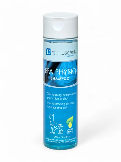 Dermoscent Шампунь для собак и кошек защита кожи и шерсти EFA Physio, 200 мл, фото 8