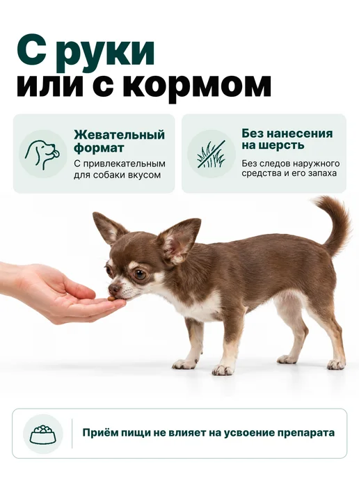 Zoetis Симпарика, 3 табл. по 5мг от блох и клещей, от 1,3 до 2,5 кг, 2,5 кг, фото 6