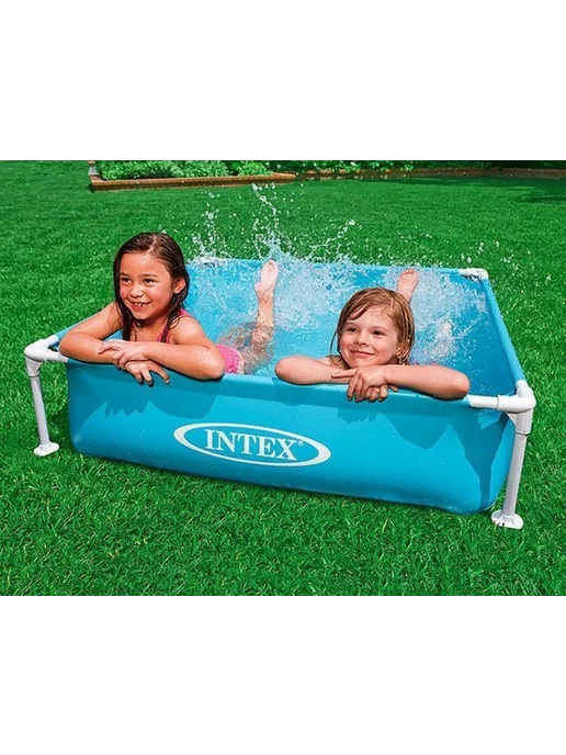 Intex Бассейн каркасный "Mini Frame" 122*122*30 см, 342 л, 122x122x30 см, 342 л, фото 2
