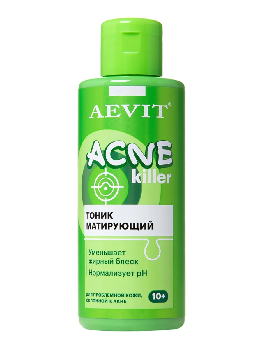 Тоник для лица Aevit Acnekiller матирующий, 150 мл