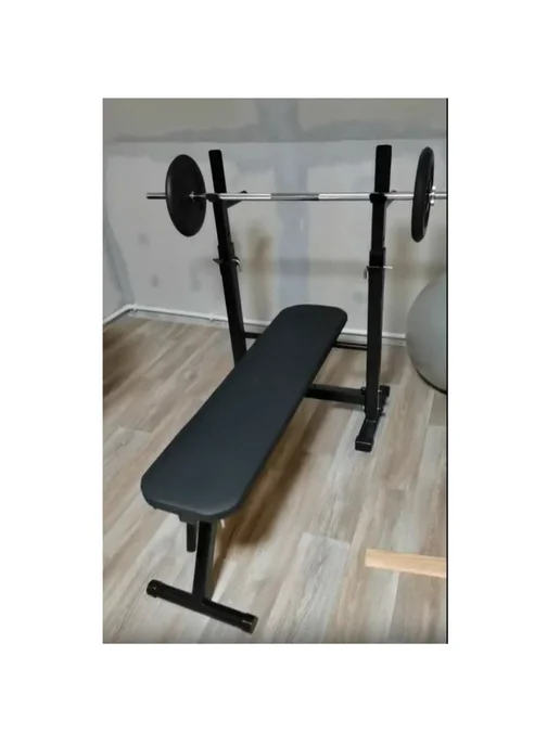 Sportlim Скамья для жима Альфа (Складная), черный, фото 2