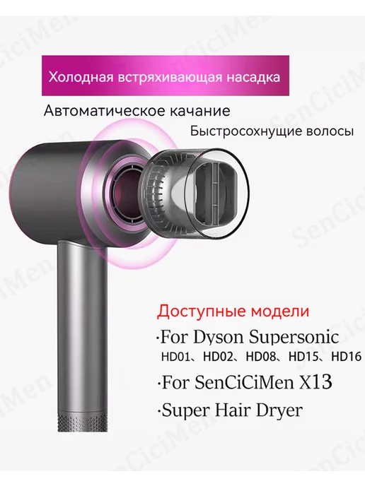 Hair Dryer 2 в 1 Диффузор Насадки на фен Dyson NURAL HD16 аксессуары, вариант, фото 6