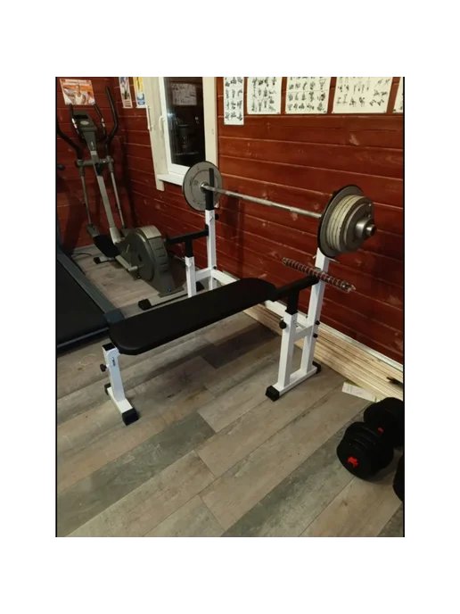 Sportlim Скамья со стойками Атлант (Неотделимая), черный, фото 3