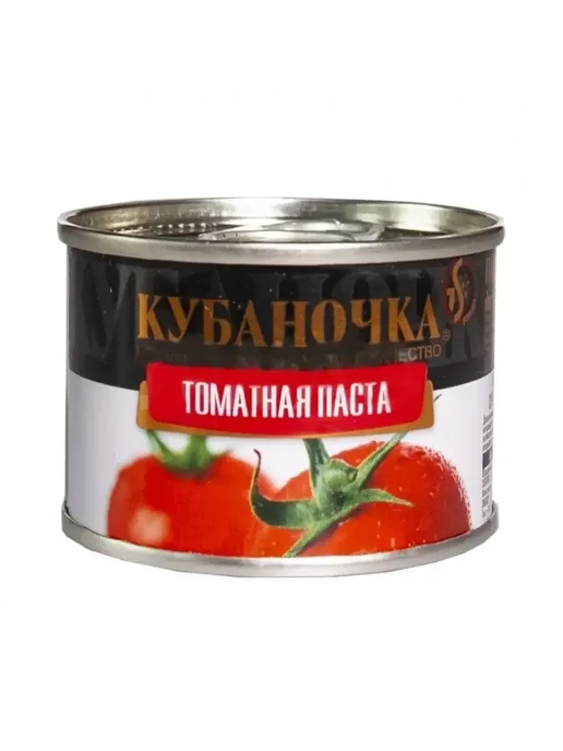 Кубаночка Паста томатная ГОСТ 25% 500 г, 4 шт, 70 г, 30 шт, фото 2