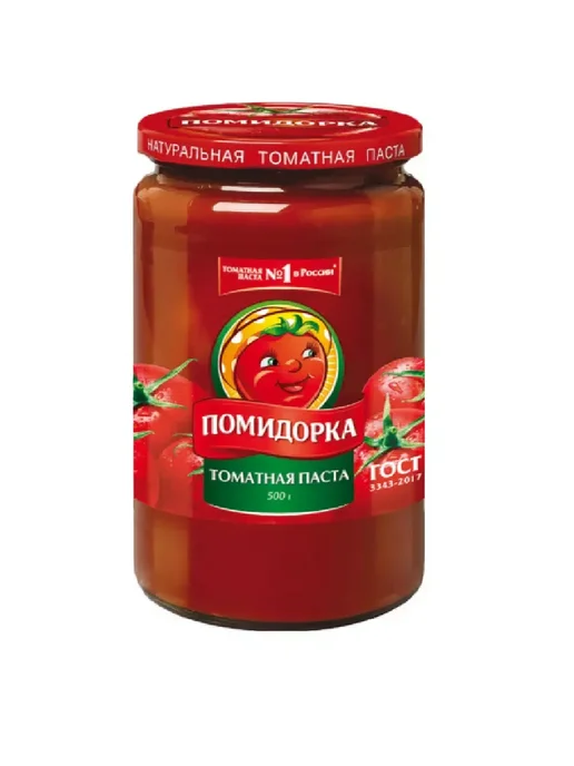 ПОМИДОРКА Паста томатная, 500 г, 6 шт, 500 г, 6 шт, фото 2