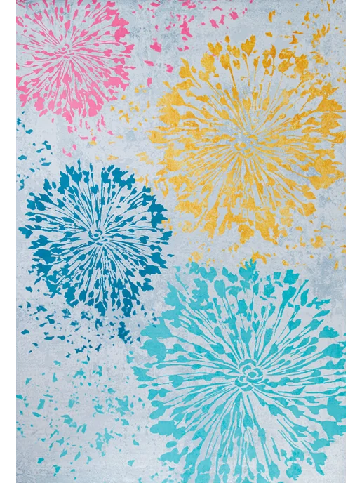 DECOR MAGIC Ковер 150х200 в детскую безворсовый OPTIMA SPLASH, 150x200, фото 3