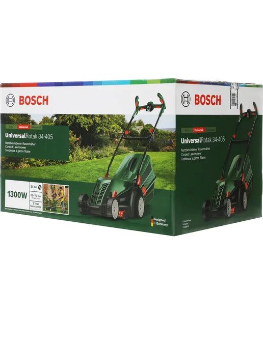 BOSCH Газонокосилка электрическая 34 см UniversalRotak 34-405, вариант, фото 7