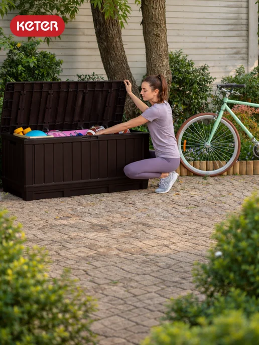 Keter Садовый сундук для хранения Kentwood Box 350 л, 350 л, фото 7