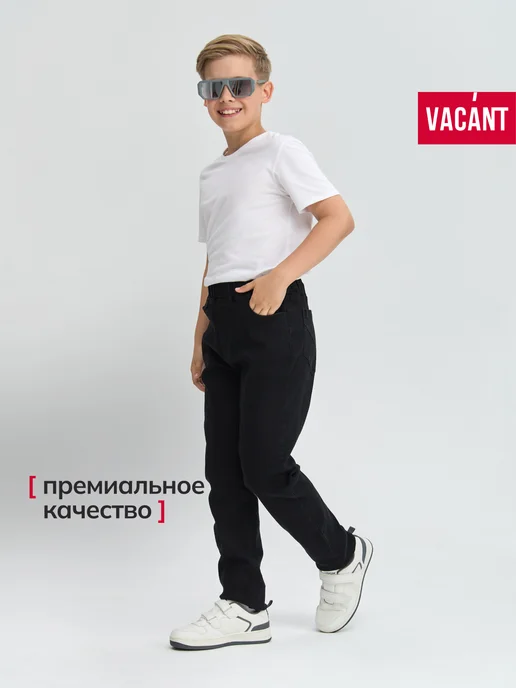 VACANT Джинсы бананы со средней посадкой на резинке, вариант, фото 2