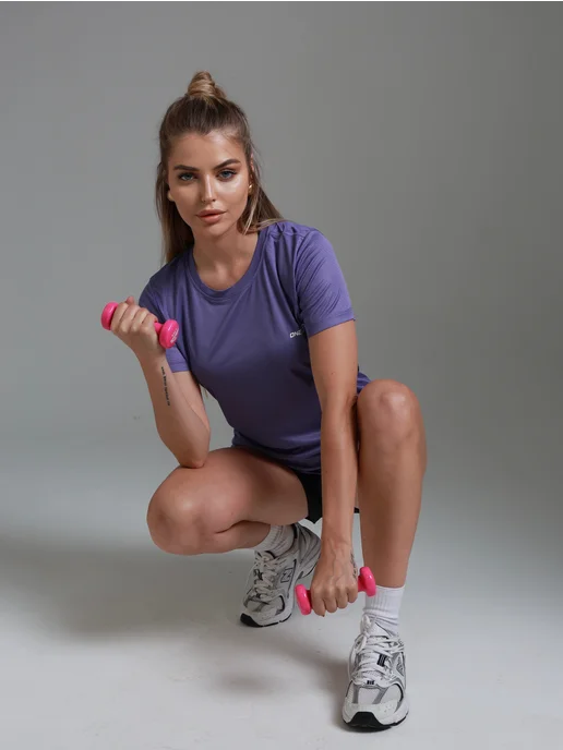 Getfit Гантели обрезиненные для фитнеса 0,5 кг, 500 г, фото 2