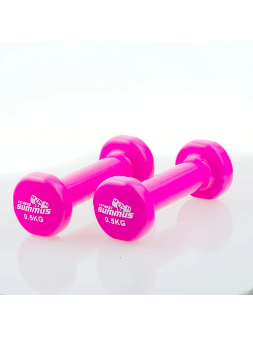 Getfit Гантели обрезиненные для фитнеса 0,5 кг, 500 г, фото 8