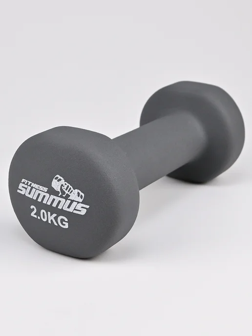 Getfit Гантели неопреновые для фитнеса 2 шт по 1 кг, 2 шт, 2 кг, фото 5