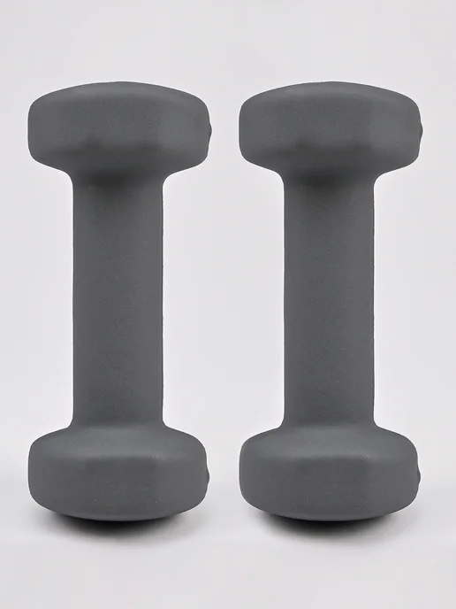 Getfit Гантели неопреновые для фитнеса 2 шт по 1 кг, 2 шт, 2 кг, фото 6