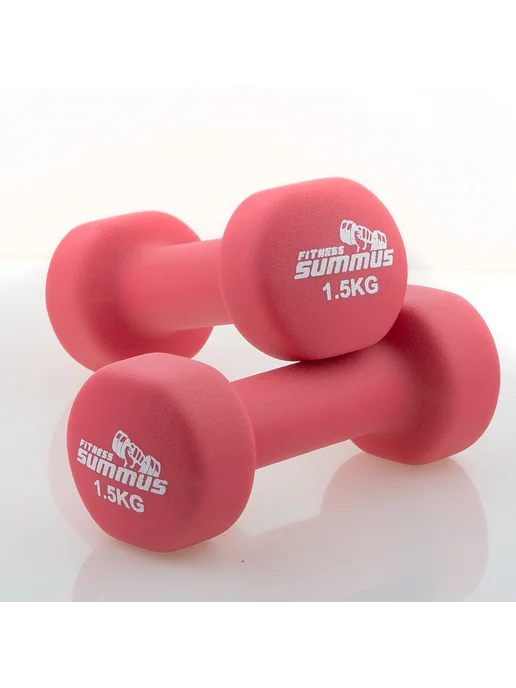Getfit Гантели неопреновые 2 шт по 1,5 кг, 2 шт, 1,5 кг, фото 4