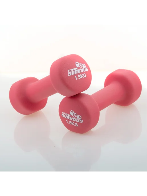 Getfit Гантели неопреновые 2 шт по 1,5 кг, 2 шт, 1,5 кг, фото 5