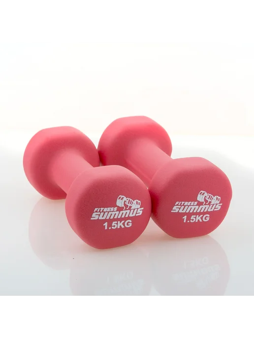 Getfit Гантели неопреновые 2 шт по 1,5 кг, 2 шт, 1,5 кг, фото 6