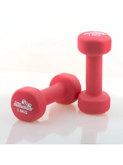 Getfit Гантели неопреновые 2 шт по 1,5 кг, 2 шт, 1,5 кг, фото 7