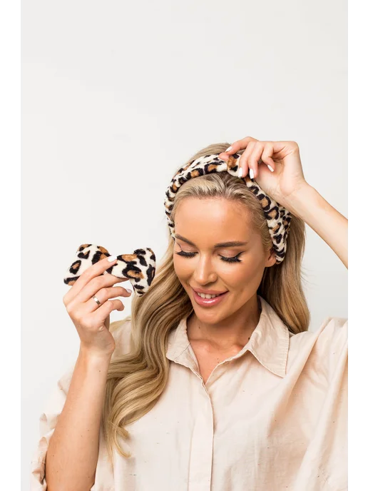 LOVERSGLAM Повязка для волос и на руки для умывания, черный, фото 7