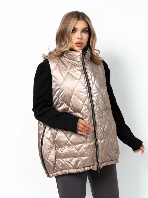 Clozer Жилет Большие размеры, желтый