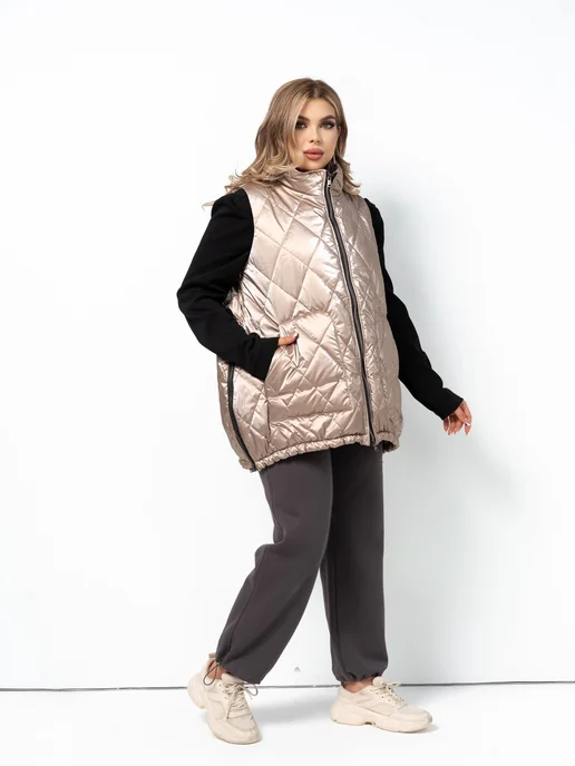 Clozer Жилет Большие размеры, желтый, фото 2