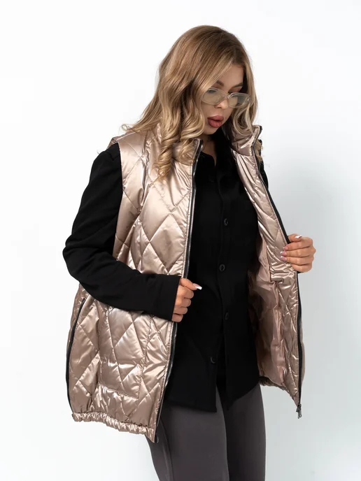 Clozer Жилет Большие размеры, желтый, фото 6