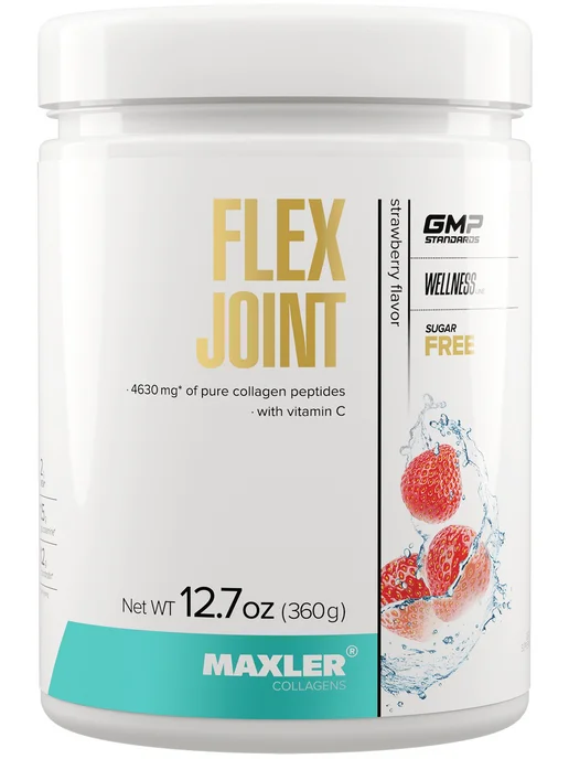 MAXLER flex joint для суставов 360 г, Клубника, 360 г, фото 4
