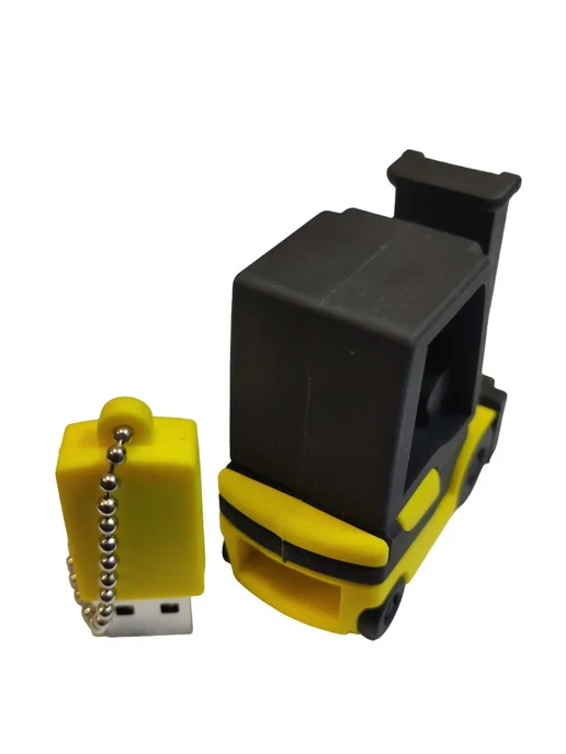 Flashpodarok USB Флешка Вилочный погрузчик USB-накопитель сувенирный 4GB, 4 ГБ, фото 4
