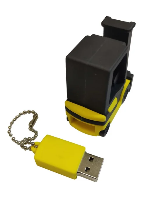 Flashpodarok USB Флешка Вилочный погрузчик USB-накопитель сувенирный 4GB, 4 ГБ, фото 6