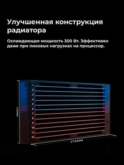 ID-COOLING Жидкостная система охлаждения FX240 PRO, черный, фото 3