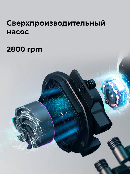 ID-COOLING Водное охлаждение для пк FX240 Pro Black AM4 AM5, белый, фото 4