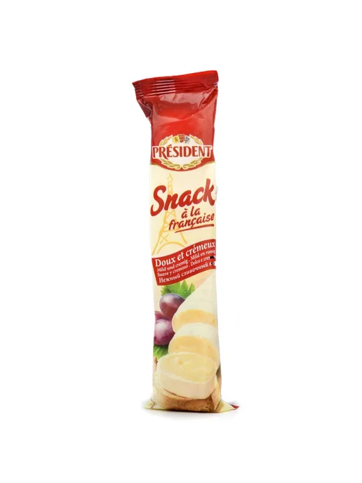 Сыр с белой плесенью Snack à la Française 60%, President, вариант