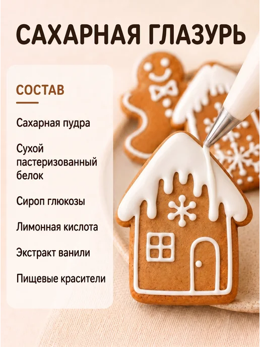 Пряные нотки Пряники на торт для девочки 1 год, вариант, фото 7