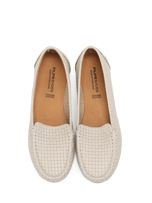 Filipe Shoes Мокасины, бежевый, фото 3