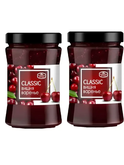 САВА Вишня варенье 300г 2уп, 300 г