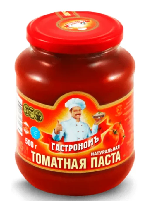 Гастрономъ Томатная паста 500 г 4 шт, 500 г, 2 шт, фото 2