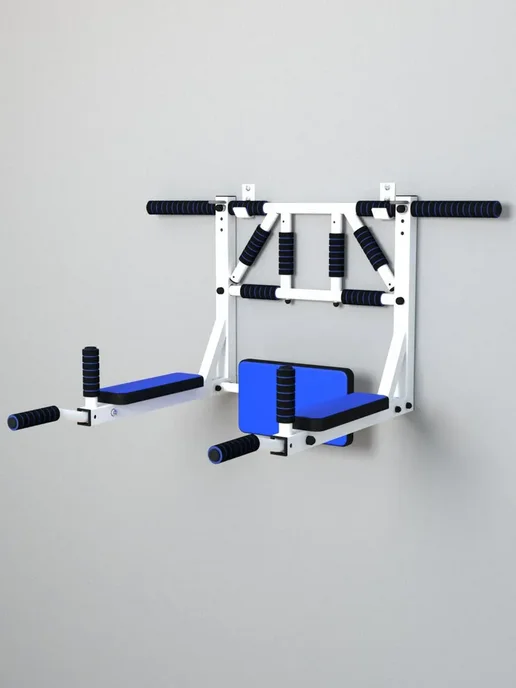 Sportlim Турник Брусья-Пресс 3в1 Мультихват, синий, фото 5