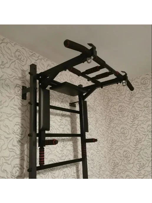 Sportlim Турник 3в1 на Шведскую стенку, черный