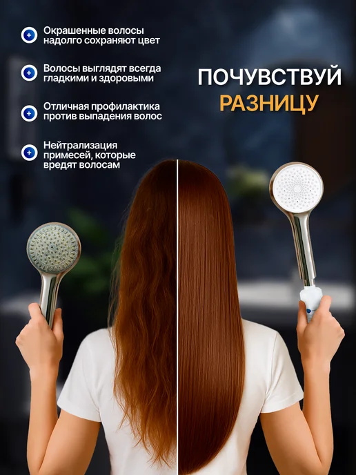 FILTER Фильтр для душа от хлора и примесей, белый, фото 3