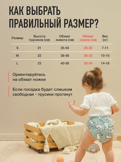 mamagoods Многоразовые трусики для приручения к горшку детские, голубой, фото 7
