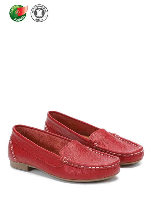 Filipe Shoes Мокасины, красный