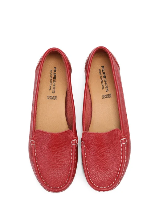 Filipe Shoes Мокасины, красный, фото 3