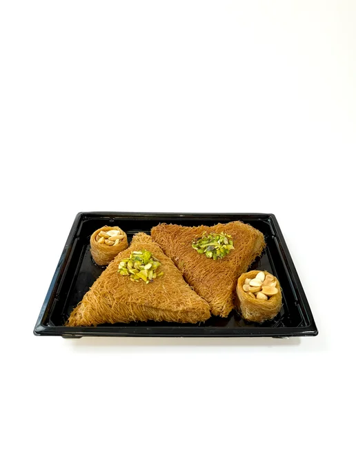 Al Najjar sweets Дубайский десерт с тестом катаифи фисташковой пастой кадаиф, вариант, фото 6