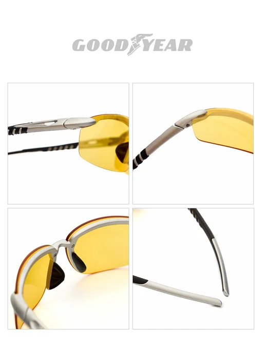 Goodyear Очки солнцезащитные спортивные, желтый, фото 4