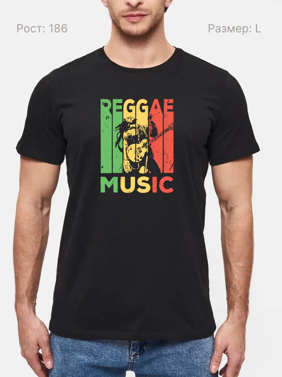 Футболка Reggae Music рэгги
