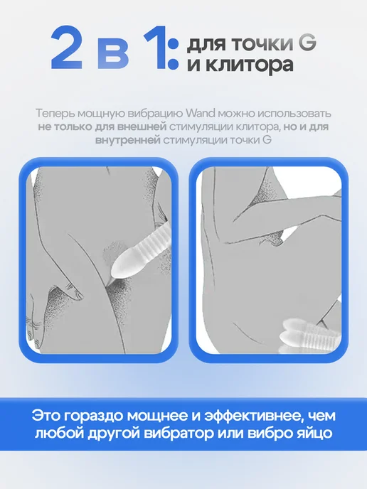 JAZZER Мощный вибратор для клитора и точки G PENETRATION WAND, белый, фото 7