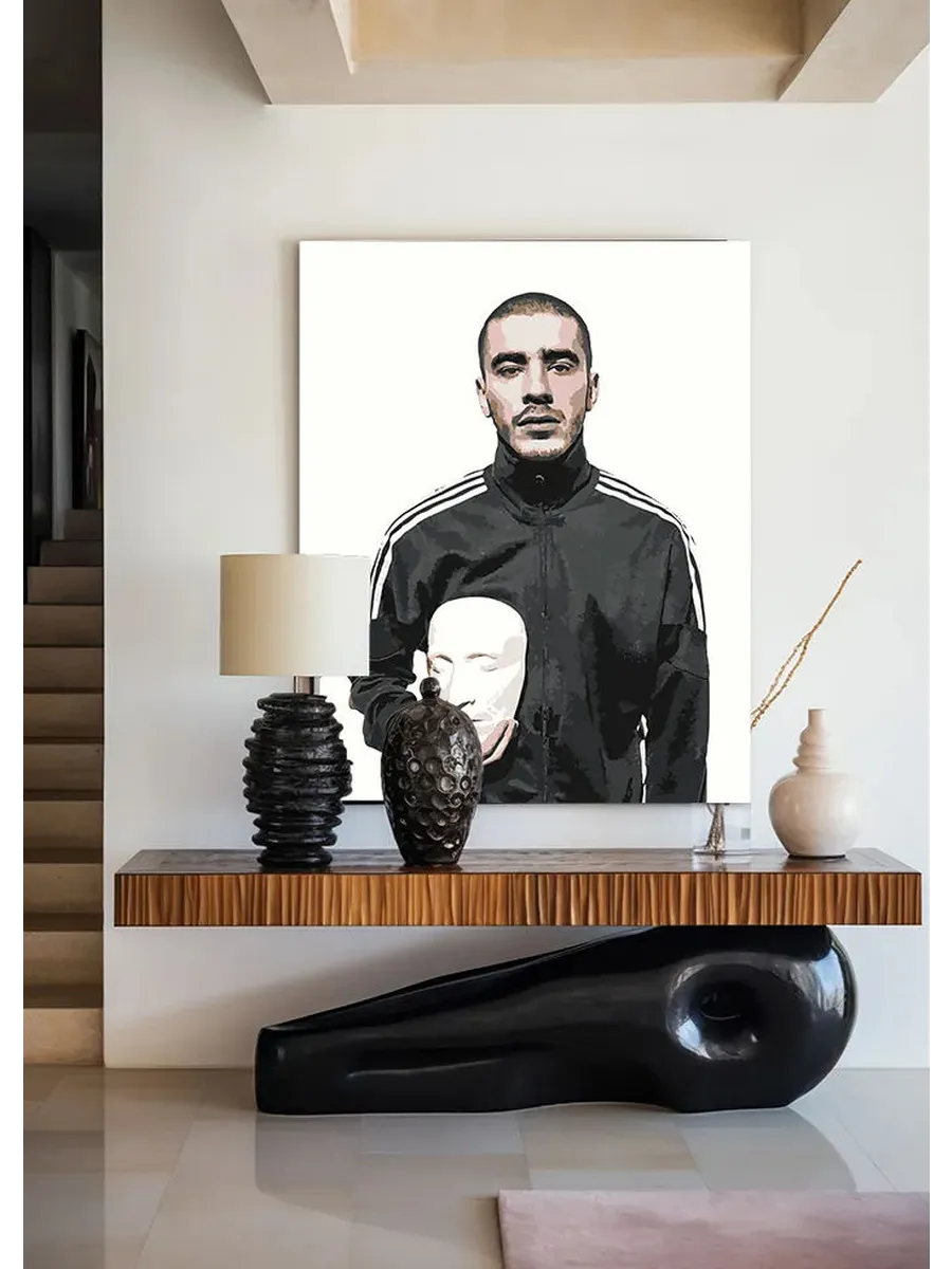 Картина по номерам - Репер Хаски — фотография 2